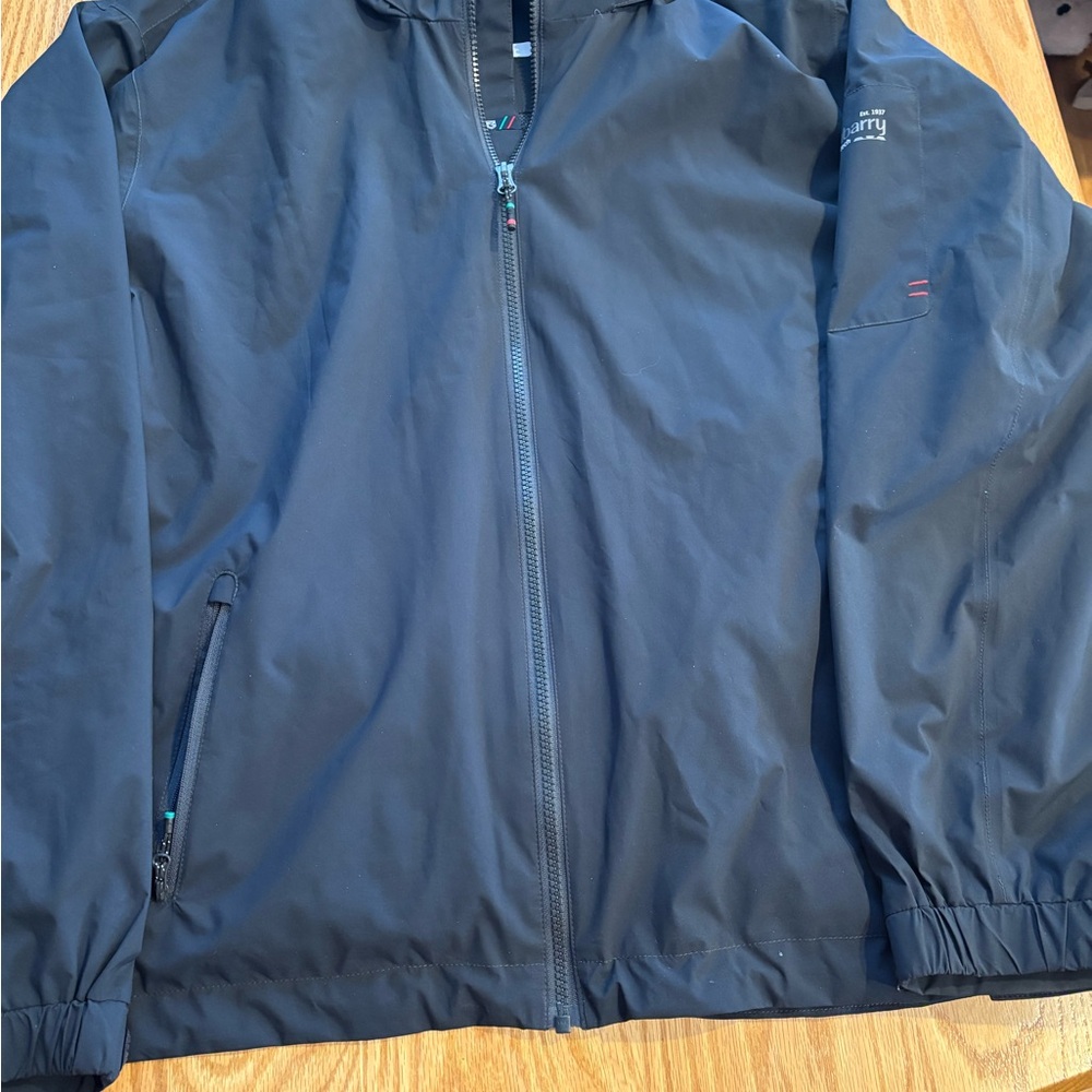 Men’s Dubarry Of Ireland Aquatech Jacket 2XL Black Full Zip  Hooded Mesh Lining